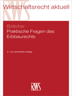 cover image of Praktische Fragen des Erbbaurechts